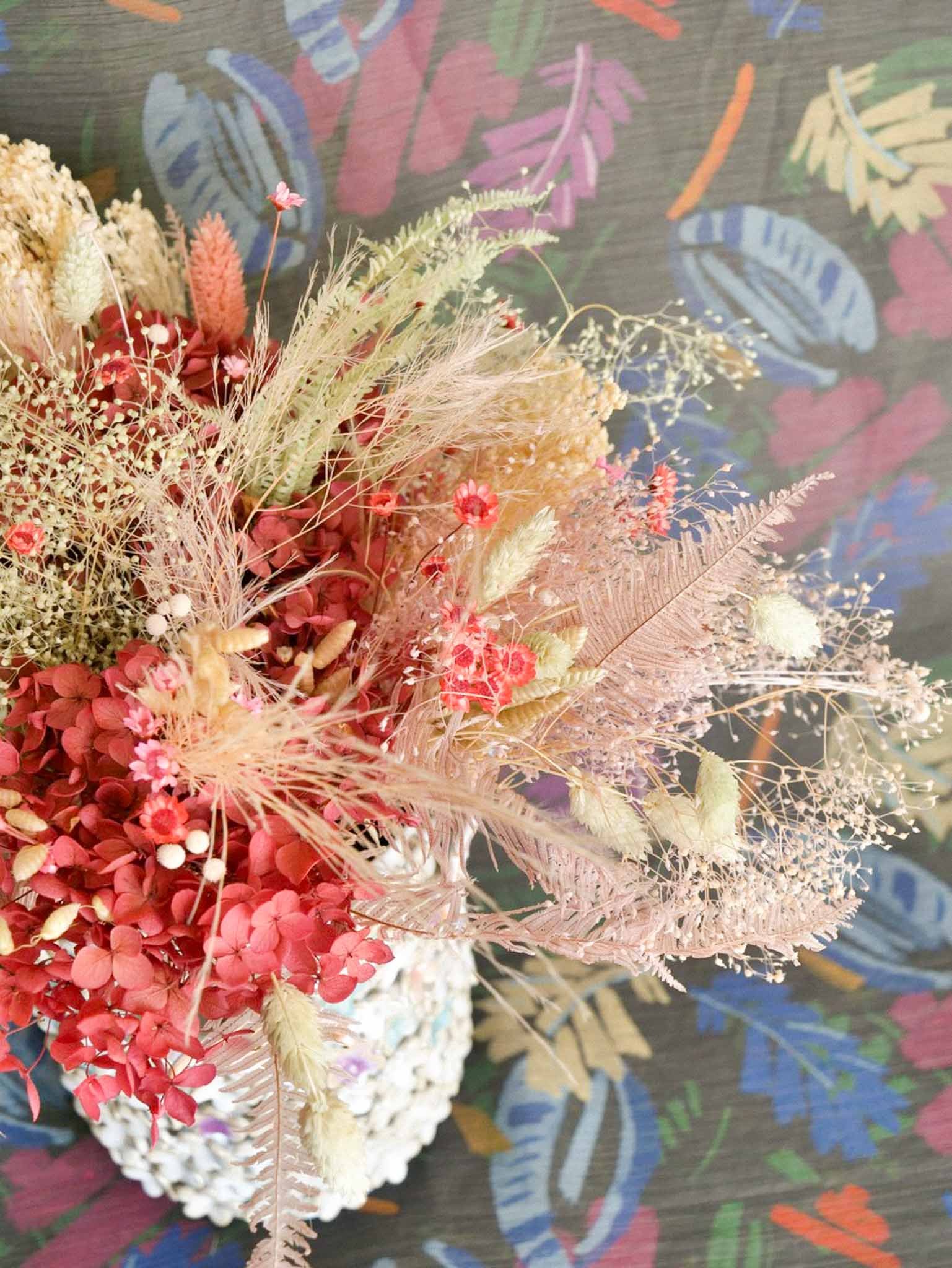 Bouquet de fleurs séchées artisanal