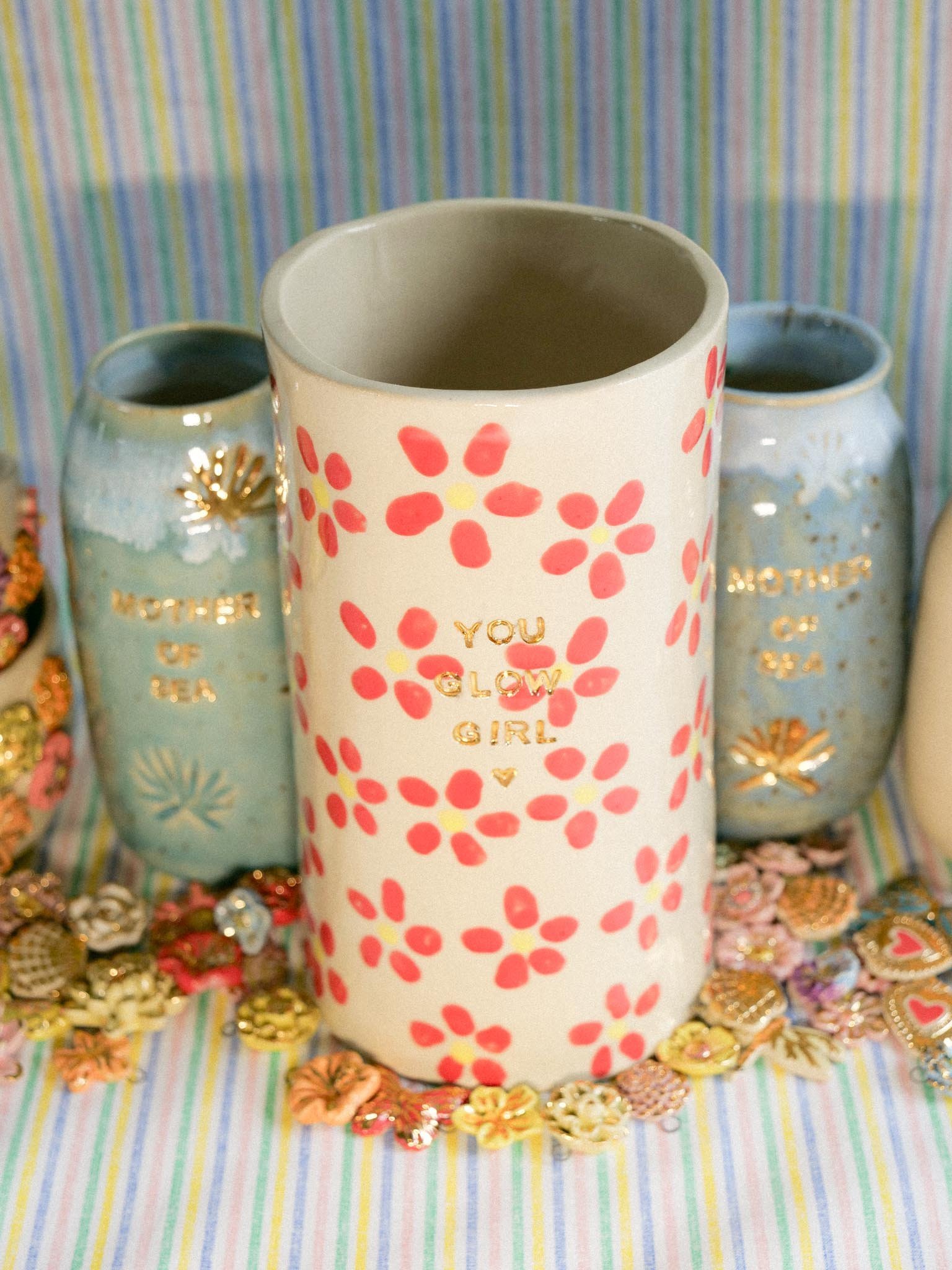 Vase Myosotis Rouge