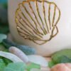 Mini Vase Golden Shells – Image 8