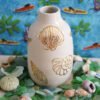Mini Vase Golden Shells