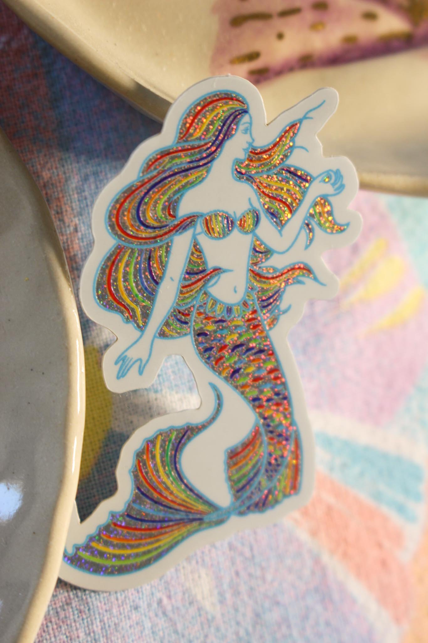 Sticker mermaid